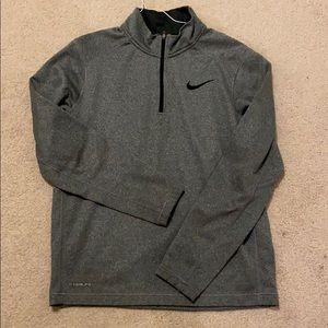 Nike grey quarter-zip